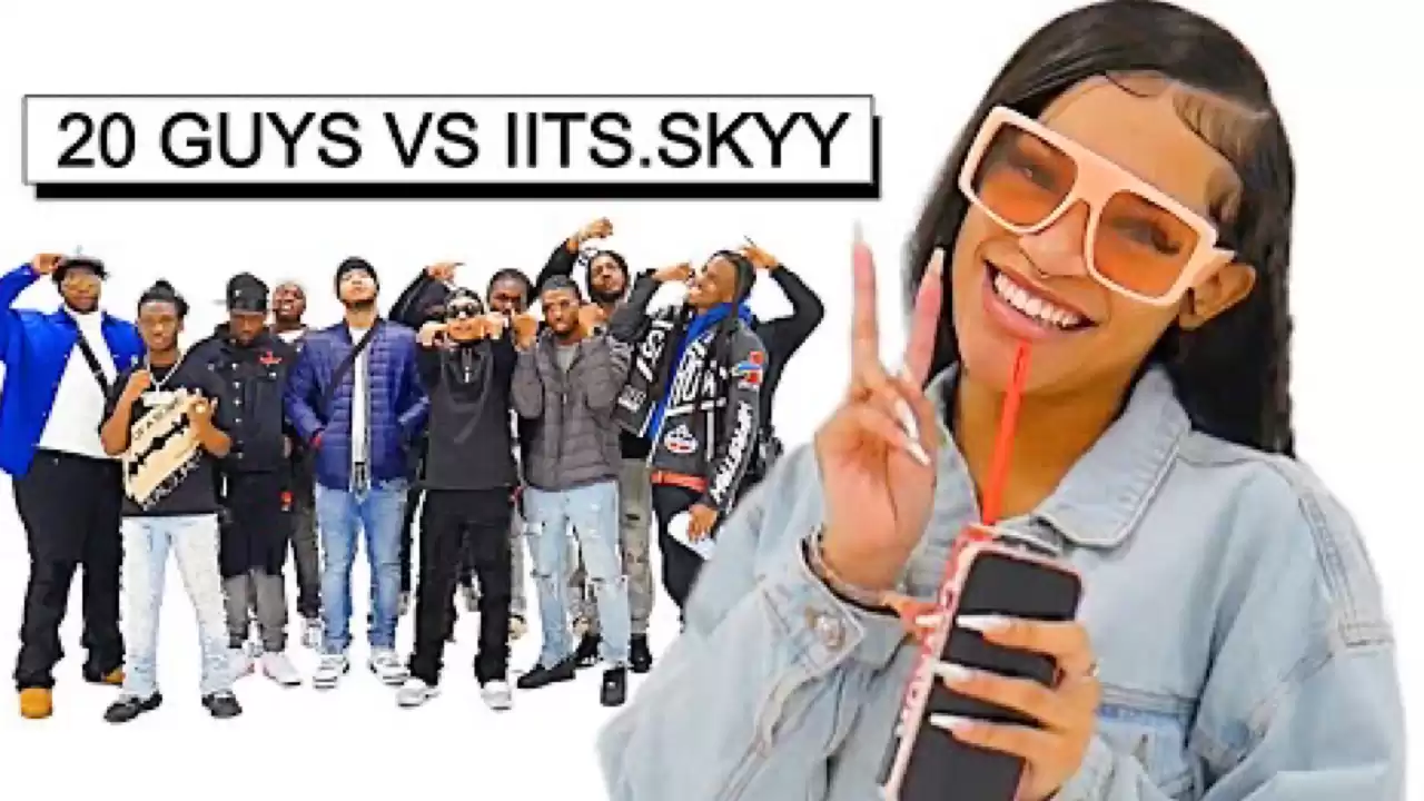 20 GUYS VS 1 RAPPER_ SKY